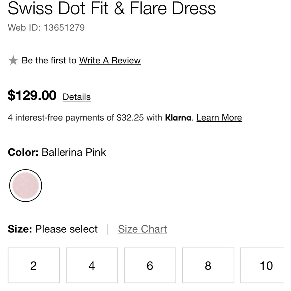 Swiss Dot Fit & Flare Dress - Picture 5 of 5